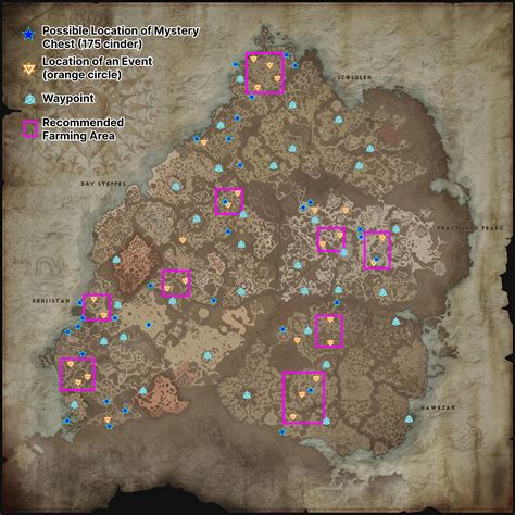 Diablo 4 Helltide Event Tracker and Chest Locations.